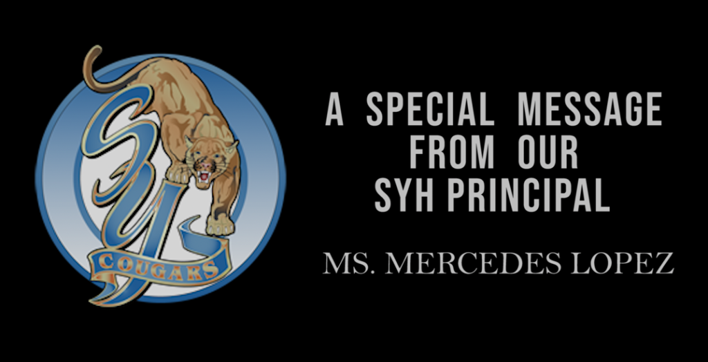 Message from SYH Principal
